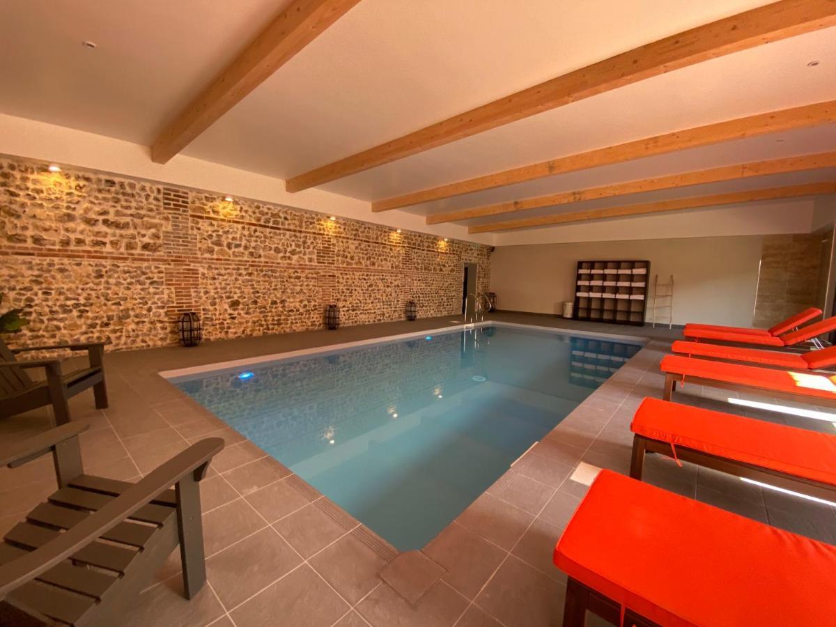 Hotel-Spa-Piscine Le Petit Castel Beuzeville-Honfleur Buitenkant foto