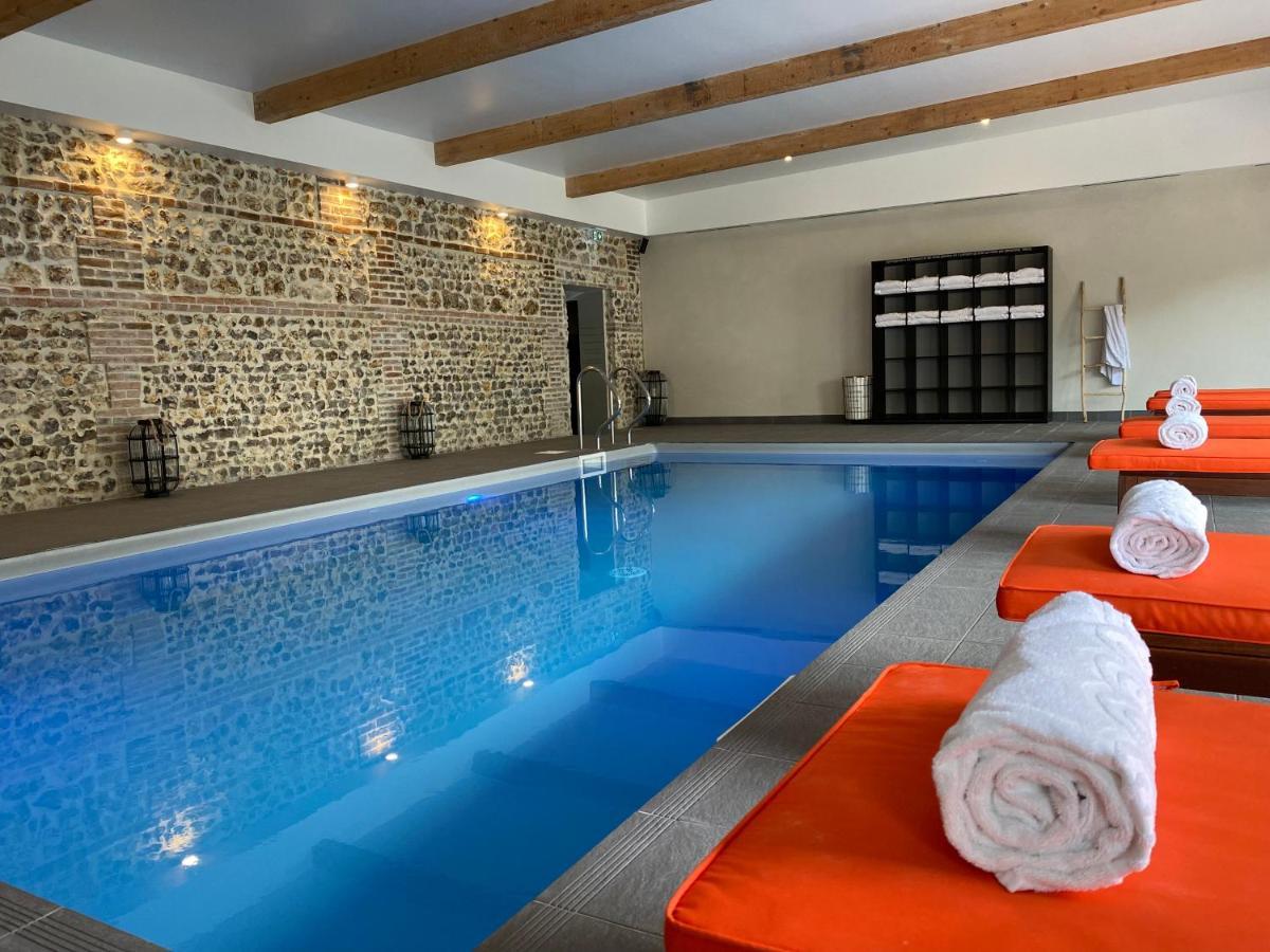 Hotel-Spa-Piscine Le Petit Castel Beuzeville-Honfleur Buitenkant foto