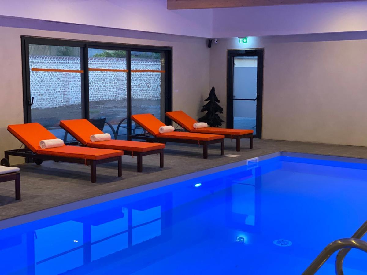 Hotel-Spa-Piscine Le Petit Castel Beuzeville-Honfleur Buitenkant foto